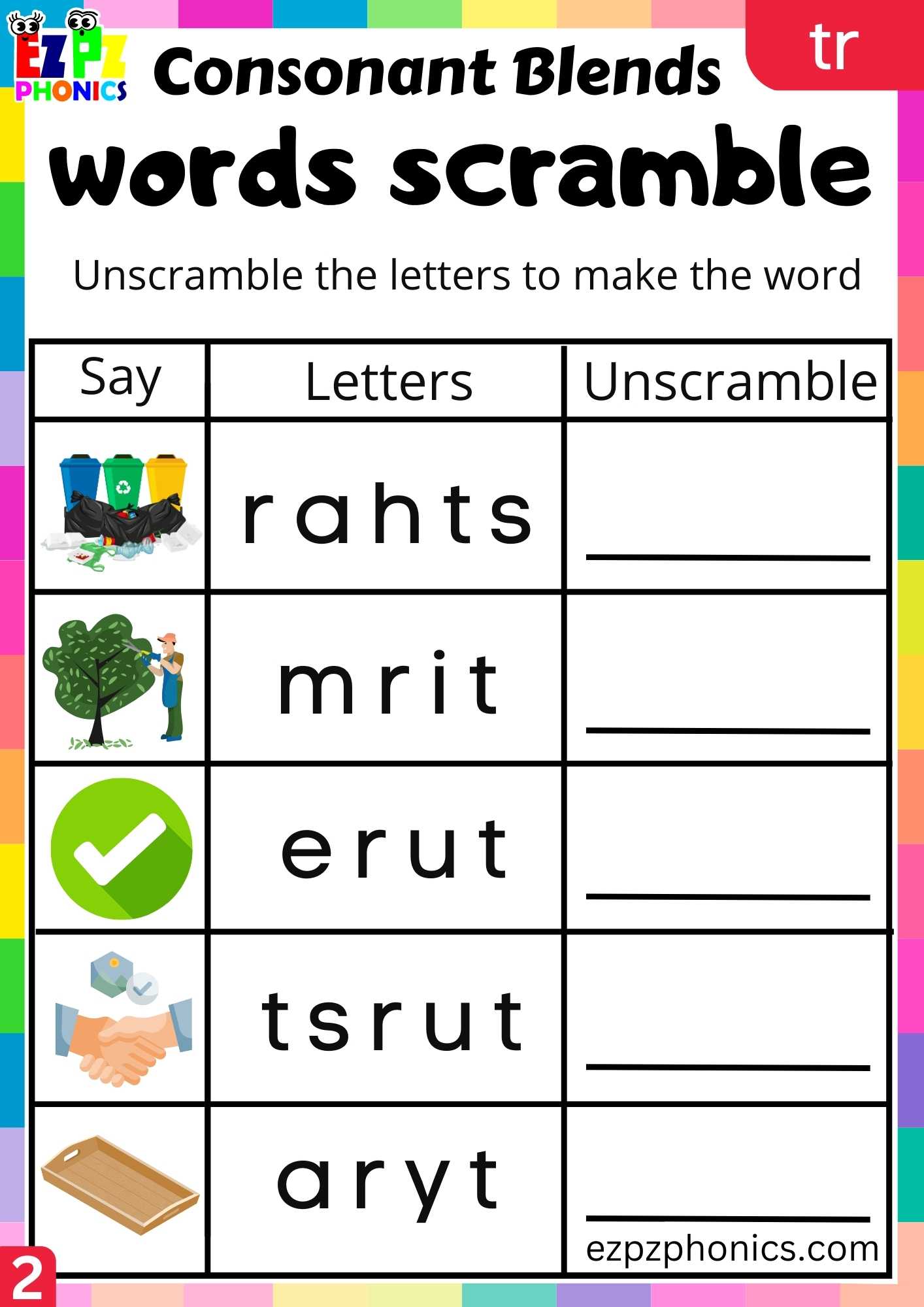 group2-tr-words-words-scramble-phonics-consonant-blends-worksheet